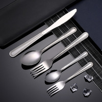 Luxuriöses Besteckset Edelstahl Besteckset Klassisches Löffel messer Gabel besteckset