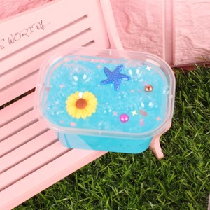 Kit de Pâte à Modeler Décompression DIY Unisexe, Grande Taille, Transparente comme du Cristal, avec Breloques, Mousse Scintillante et Crème Slime – Vente Flash - Product Image 2