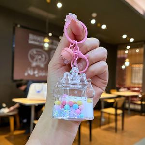 Cartoon Keyholder Pequeno Presente Leite Branco Cor Bean Car Keying Pendant Novo Óleo Leite <span class=keywords><strong>Tea</strong></span> Cup Areia movediça Cat Claw <span class=keywords><strong>Keychain</strong></span> - Product Image 4