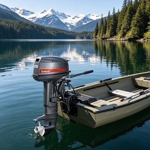Nuevo Motor de 2 Tiempos y 25 CV Resistente a la Corrosión, Ideal para Pesca en Agua Salada y Embarcaciones Pequeñas - Product Image 4