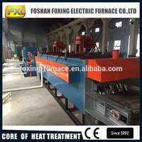 Horno de endurecimiento continuo para tornillos y pernos