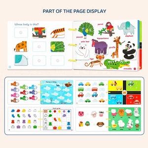 Libro silencioso Montessori para bebé, juguete educativo, libro de actividades de aprendizaje cognitivo para niños - Product Image 6