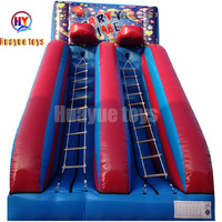 Jeu de sport gonflable d'escalade gonflable de haute qualité