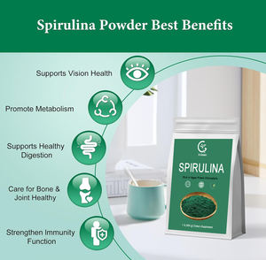 Özel Marka Saf Spirulina Tozu Bağışıklık Desteği ve Antioksidanlar Zengin <span class=keywords><strong>Vegan</strong></span> <span class=keywords><strong>Protein</strong></span> İçerikli - Product Image 5