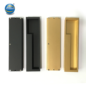 Simple Embedded Zinc Cabinet Handle Hidden Handle Wardrobe Drawer Sliding <strong>Door</strong> for Kitchen Dresser Bedroom Bathroom Living Room - Product Image 4