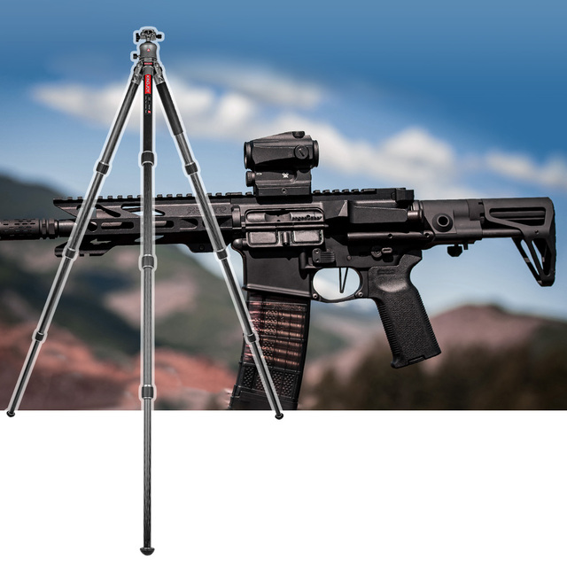 KINGJOY C83+B30 Heavy Duty Video Digital Dslr Carbon Fiber Camera Tripod