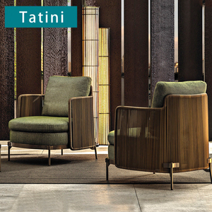 أريكة خارجية مقاومة للماء من سبائك الألومنيوم, أريكة ، كرسي ، فناء ، فندق ، حديقة ، أثاث ، أريكة خوص - Product Image 1