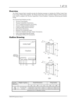 Peut être utilisé: PARKER 598P 599P DC Motor Driver Réversible 599P-73260010-TP00-U4WP