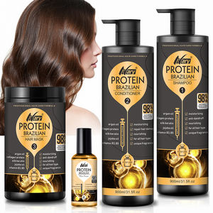 Nary Collagen <span class=keywords><strong>Shampoo</strong></span> Conditioner Diepgaande Reparatie Beschadigd Haar Voedt Haarhergroei <span class=keywords><strong>Shampoo</strong></span> Biologische Keratine Haarverzorgingsset - Product Image 1