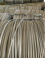 Barre d'acier filetée à prix avantageux, renforcée par des fils, 8 mm, 12 mm, 16 mm, laminée à chaud, pour la construction d'ingénierie HRB400