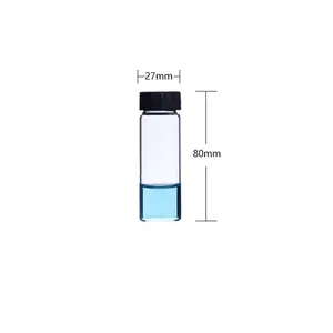 30毫升1oz空透明圆形玻璃试剂包装瓶小瓶
