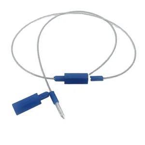 Joint de câble en plastique de sécurité de couleur attaches inviolables capuchon d'attaches d'insertion en métal