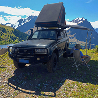 Tente de toit pliable pour voiture en tissu Oxford toutes saisons pour SUV Camping en plein air Quatre saisons Installation rapide