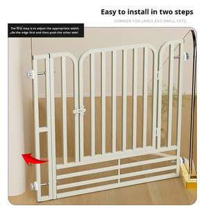 <span class=keywords><strong>Barrière</strong></span> de sécurité <span class=keywords><strong>pour</strong></span> animaux de compagnie sans perçage, réglable de 60 à 100 cm, en fer, <span class=keywords><strong>pour</strong></span> escaliers et portes, protection enfant, sans perçage - Product Image 6