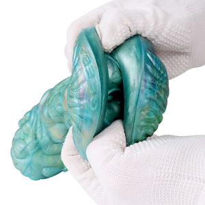 GEEBA Nouveau monocanal réaliste Animal Wolf Aircraft Cup Masturbateurs pour hommes Pellets filetés Massage Pénis Trainer pour adulte - Product Image 2