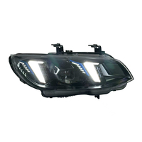Feux avant LED style « yeux de serpent » jaunes/blancs pour BMW M3 E92 E93 2010-2013, SJC Auto Car