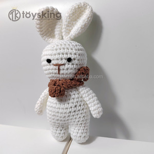 ToysKing ตุ๊กตาถักโครเชต์แฮนด์เมด 100% รูปสัตว์ป่าขนาดเล็ก พร้อมใยฝ้าย PP สำหรับขายส่งและรับผลิตแบรนด์ส่วนตัว - Product Image 4