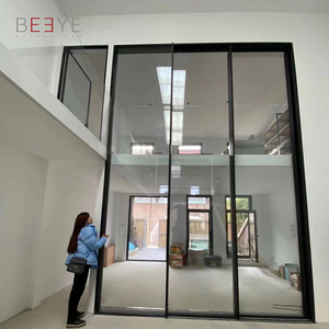 Hợp kim nhôm lớn phía trước điện trượt cửa kính hệ thống cho biệt thự bên ngoài - Product Image 1