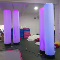 Tube lumineux gonflable LED en vente chaude 2020, colonne lumineuse gonflable, totem gonflable pour événement