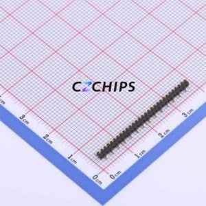 X1311WVS-29J-C18D42R2 Pin Header SMD,P=1.27mm Connector ( Pin Structure: 1x29P )( Pitch: 1.27mm )( Row Spacing: 1.27mm ) - Product Image 1