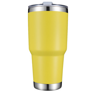 Tumbler da 30 once con coperchio-tazza da viaggio in acciaio inossidabile isolata sottovuoto, a doppia parete, resistente, a prova di perdite, senza BPA, - Product Image 6