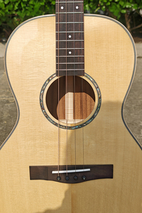 Brand Factory High Quality Handmade 38 Inch All Solid Guitar 4 <b>String</b> Tenor Acoustic Guitar - Product Image 6
