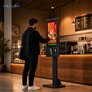 Kiosque de commande haute performance 32 pouces, terminal de paiement Windows POS, Core I5, caisse enregistreuse tout-en-un pour supermarché - Product Image 1