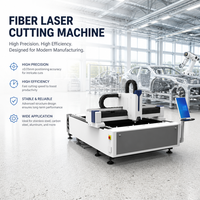 Machine de découpe laser à fibre économique à plateforme unique, conception compacte pour gagner de la place en atelier, idéale pour la fabrication générale de tôles métalliques