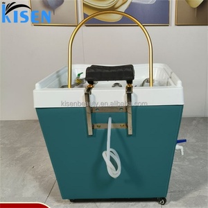 Kisen New Separated Sink Set Beauty Salon Shampoo <b>Bed</b> Massage Multifunctional Hydrotherapy Circulating Portable Shampoo Basin - Product Image 6