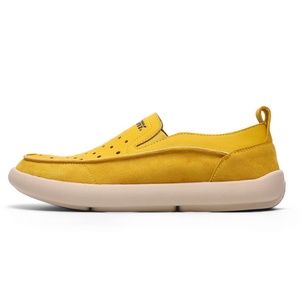 Ready to Ship <strong>Men</strong> Faux Suede Sneakers Comfortable Breathable <strong>Slip</strong>-<strong>on</strong> Shoes <strong>Trainers</strong> Walking Shoes Rubber Sole Casual Sneakers - Product Image 2