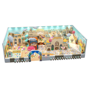 Popular Mini Town Indoor Playground,role Play,LED Light Slides,roller Slide,ball Pit,EPP Building Blocks,rope Course,138sqm - Product Image 3
