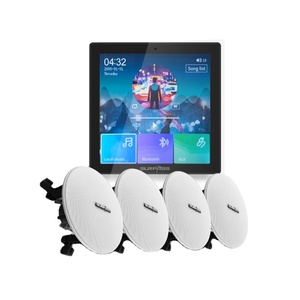 PW4425B + 4FCR415 Audio inalámbrico BT en amplificador de pared altavoz caja de sonido con controlador de pantalla táctil sistema de sonido - Product Image 1