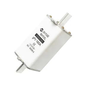 ZHENGRONG 100A 125A 160A 200A Base NH fusible lame fusible liens 1500V DC fusible pour système de panneaux solaires