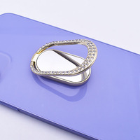 Support de bague de téléphone à paillettes incrustées de diamants pour téléphones et tablettes Style étincelant pour femmes et filles