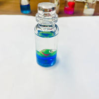 Aimant de réfrigérateur liquide en acrylique avec pingouin, poisson, dauphin, grenouille, bateau 3D, flotteurs personnalisés, décoration animée pour réfrigérateur, cadeau promotionnel