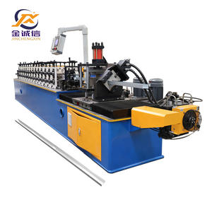 Máquina formadora de rollos de quilla de acero ligera personalizada <span class=keywords><strong>C</strong></span> U Omega Channel Making Machinery Máquina de alta velocidad - Product Image 1