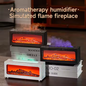 Flame Fireplace Aromatherapy Machine Humidifier <strong>Oil</strong> Fragrances Humidifier <strong>Diffuser</strong> <strong>Oil</strong> - Product Image 2