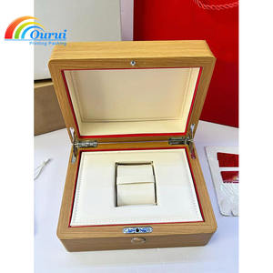 Estuche de Reloj de Lujo Amarillo, Juego Completo de Empaque para Reloj con Bolsa de Regalo, Porta Tarjetas y Certificado, Caja de Regalo para Reloj con Logotipo Personalizado - Product Image 2