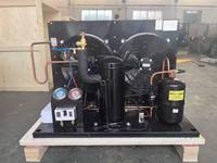 Unité de condensation à deux étages haute performance 380V 5 CV refroidie par air pour compresseur, pour chambre froide, capacité de refroidissement 50 000 BTU