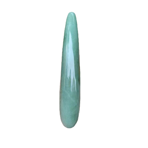 Nuovi Arrivi: Bacchetta Yoni in Quarzo Rosa Naturale e Avventurina Verde, Cristallo per Massaggi, Dildo in Pietra Vera Levigata per Donne - Product Image 5