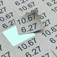 Étiquettes autocollantes en papier kraft brun imperméables pour bocaux, bouteilles, boîtes, agendas quotidiens - Étiquettes adhésives inscriptibles, forme personnalisable