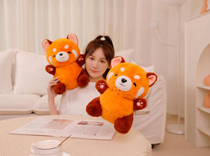 Al por mayor animales del bosque juguetes de peluche <span class=keywords><strong>mapache</strong></span> Kawaii Panda Rojo juguete para niños regalos lindo pequeño <span class=keywords><strong>mapache</strong></span> juguete de peluche - Product Image 4