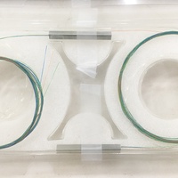 Répartiteur de fibre optique PLC monomode 1x3 à 3 voies avec fibre nue de 250 µm