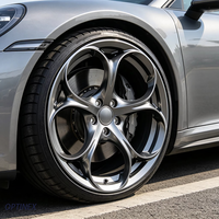 Jantes forgées sur mesure, design trèfle, gris anthracite, 17, 18, 19, 20, 21, 22 pouces, 5x112, 5x114.3, 5x120, 5x127, 5x130 pour BMW, AUDI, Mercedes
