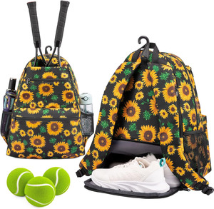 Free sample Professional Waterproof Sports Tennis Racket Bag <b>Backpack</b> <b>Large</b> Travel <b>Women</b> Tennis Carry Bag - Product Image 1