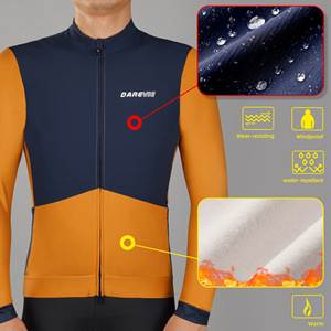 Veste de cyclisme coupe-vent Darevie Manufacturer Sports Zephyr, en nylon, <span class=keywords><strong>tissu</strong></span> extensible quadridirectionnel, veste de vélo. - Product Image 5