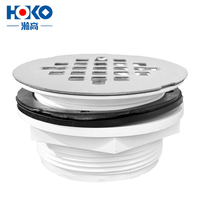 HOKO Siphon de sol blanc au design moderne pour douche, salle de bain et hôtel