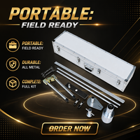 Dynamic Cone Penetrometer Soil Strength Tester CBR Subgrade In-situ Testing Equipment with Carrying Case