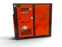 Compresor de Aire de Tornillo Industrial de Dos Etapas de 37kW (50HP) y 7 Bar, Compresor de Aire Estacionario Silencioso de Alta Eficiencia con VFD de 15kW (22HP) Refrigerado por Aire