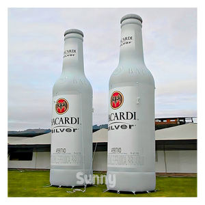 Botol Bir tiup promosi luar ruangan model tiup kustom untuk iklan botol anggur raksasa untuk dijual - Product Image 2